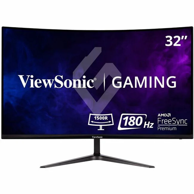 ViewSonic OMNI VX3218-PC-MHD 32 Inch Curved 1080p 1ms 165Hz Gaming Monitor with FreeSync Premium, Eye Care, HDMI and Display Port - OMNI VX3218-PC-MHD - 32 Inch Curved 1080p 1ms 165Hz Gaming Monitor with Adaptive Sync - 300 cd/m² - 32"