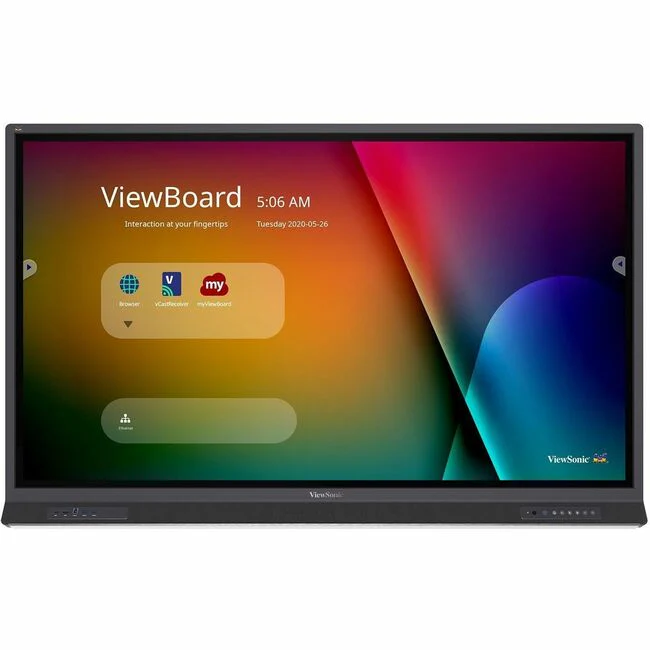 ViewSonic ViewBoard IFP6552-1TAA Collaboration Display - 65" LCD - Touchscreen - 3840 x 2160 - 350 Nit - USB - HDMI - VGA