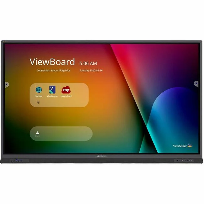ViewSonic ViewBoard IFP8652-1TAA Collaboration Display - 86" LCD - Touchscreen - 3840 x 2160 - 350 Nit - USB - HDMI - VGA
