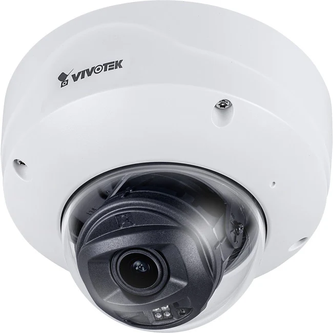 Vivotek FD9167-HT-v2 2 Megapixel Outdoor Full HD Network Camera - Color - Dome - TAA Compliant - 164.04 ft Infrared Night Vision - H.265, H.264, MJPEG - 1920 x 1080 - 2.70 mm- 13.50 mm Fixed Lens - 5x Optical - 60 fps - CMOS - Conduit Mount - IP54 - Weath