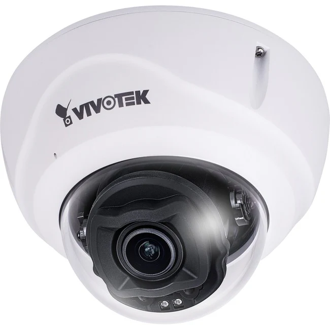 Vivotek FD9387-EHTV-A 5 Megapixel Outdoor HD Network Camera - Color - Dome - TAA Compliant - 164.04 ft - H.265, H.264, MJPEG - 2560 x 1920 - 2.70 mm- 13.50 mm Zoom Lens - 5x Optical - 60 fps - CMOS - Conduit Mount, Bracket Mount