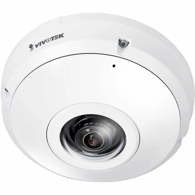 Vivotek FE9191-H-v2 12 Megapixel Indoor Network Camera - Color - Fisheye - H.265, H.264, MJPEG - 2944 x 2944 - 1.22 mm Fixed Lens - 30 fps - CMOS - Fast Ethernet - Ceiling Mount, Wall Mount - IK10