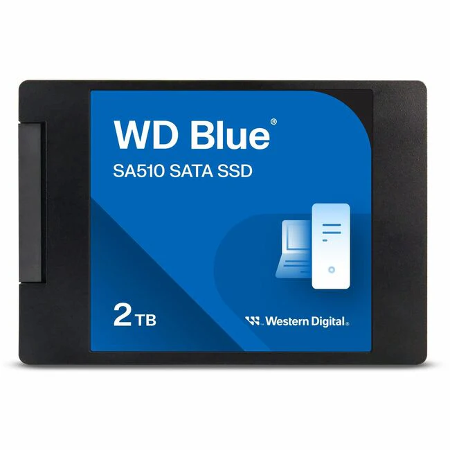 WD Blue SA510 WDS200T3B0A 2 TB Solid State Drive - 2.5" Internal - SATA (SATA/600) - Desktop PC, Notebook Device Supported - 500 TB TBW - 560 MB/s Maximum Read Transfer Rate - 5 Year Warranty