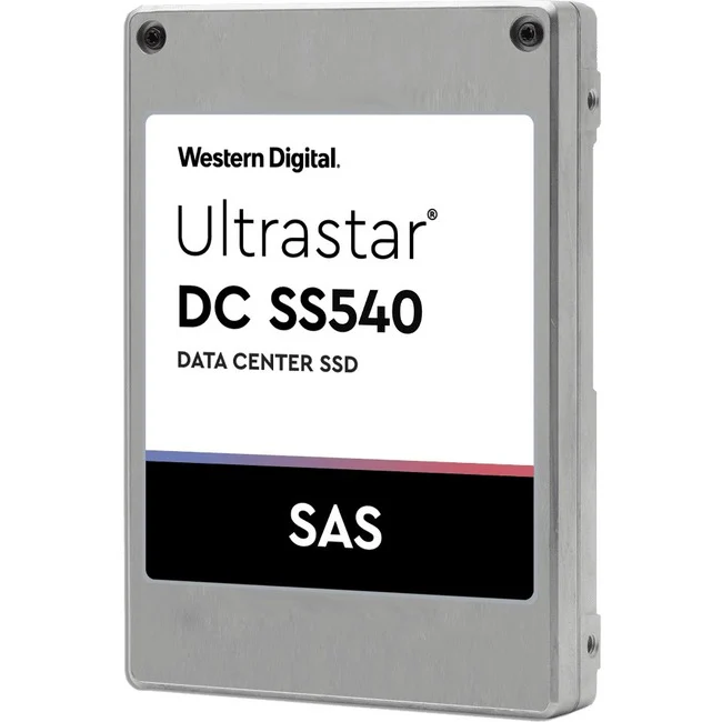 WD Ultrastar DC SS540 WUSTVA119BSS200 1.92 TB Solid State Drive - 2.5" Internal - SAS (12Gb/s SAS) - Server, Storage System Device Supported - 1 DWPD - 3760 TB TBW - 5 Year Warranty