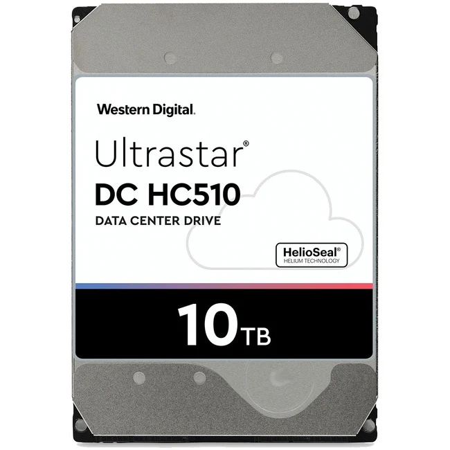 Western Digital Ultrastar He10 HUH721010ALE600 10 TB Hard Drive - 3.5" Internal - SATA (SATA/600) - 7200rpm - 550 TB TBW - 5 Year Warranty