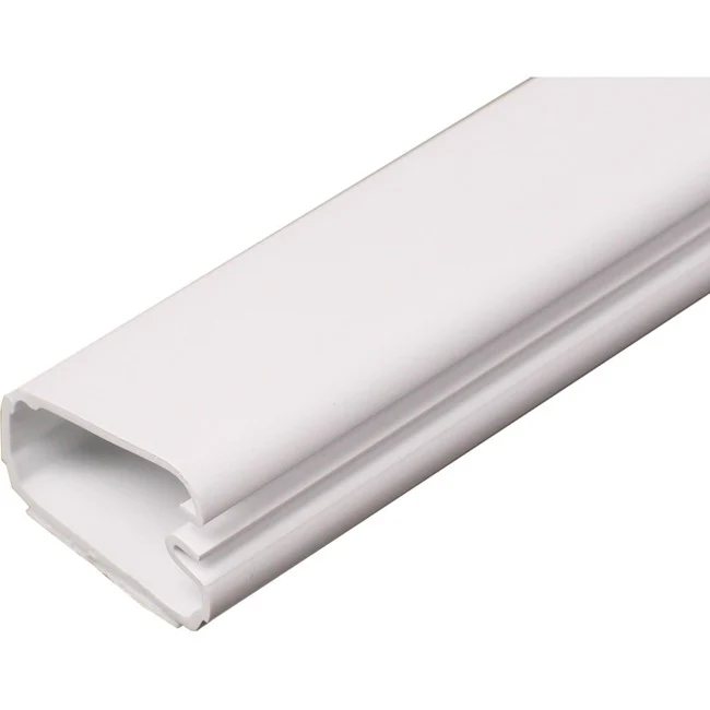 Wiremold 2800 One Piece Latching Raceway, Fog White