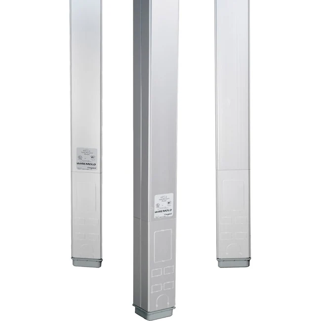 Wiremold AMTC-412 - AMTC-4 Series Vertical Drop Aluminum Pole