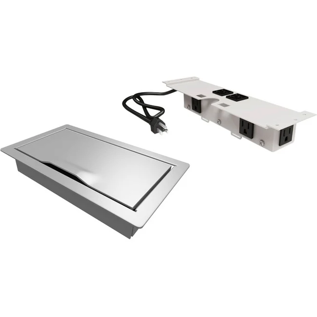 Wiremold Cord-Ended Enhanced Work Surface Portal - Flange Mount, Tabletop