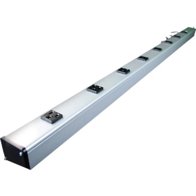 Wiremold Plug-In Outlet Center Unit / 120V/15A/48" Long/8 O/L /15' Cord - NEMA 5-15P - 8 x AC Power - 15.09 ft Cord - Gray