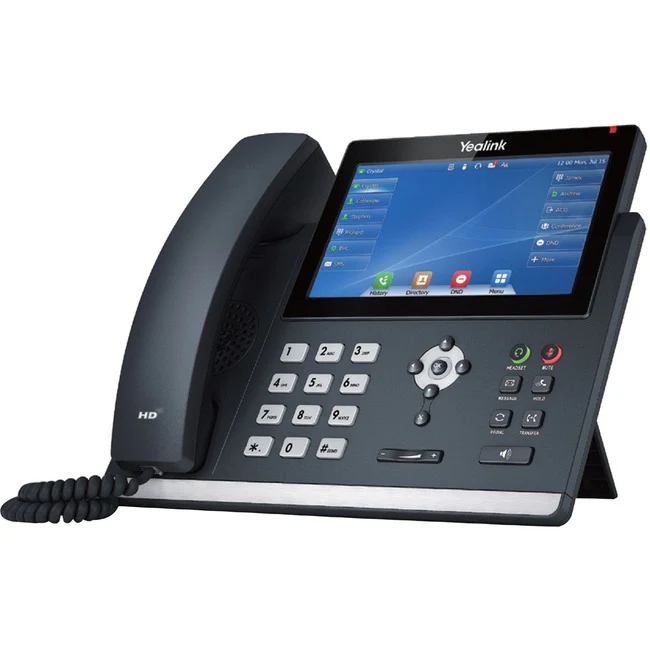 Yealink SIP-T48U IP Phone - Corded - Corded - Wall Mountable - Classic Gray - VoIP - 2 x Network (RJ-45) - PoE Ports