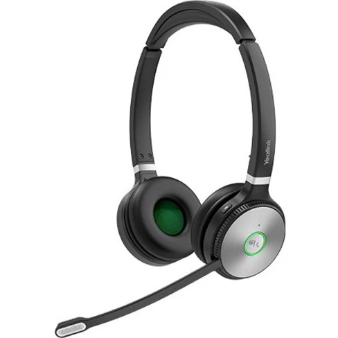 Yealink WH62 Dual Headset - Stereo - USB 2.0 - Wired/Wireless - DECT - 524.9 ft - 32 Ohm - 20 Hz - 10 kHz - Over-the-head - Binaural - Ear-cup - 3.94 ft Cable