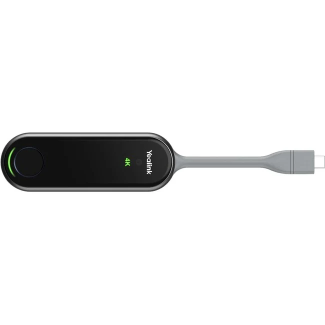 Yealink WPP30 Wireless Presentation Pod - 1 Output Device - 1 x USB - 4K UHD - Wireless LAN - IEEE 802.11 a/b/g/n/ac/ax - Smartphone, Computer