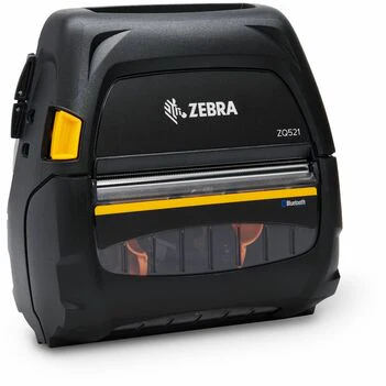 Zebra DT Printer ZQ521, media width 4.45''/113mm; English/Latin fonts, Bluetooth 4.X, stnd battery, US/Canada certs - 39" Print Length - 4.10" Print Width - 5 in/s Mono - 203 dpi - 4.45" Label Width - For Android, iOS, PC