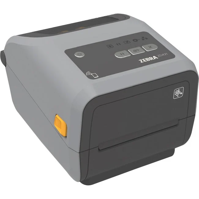 Zebra ZD421c Desktop Thermal Transfer Printer - Monochrome - Label/Receipt Print - USB - USB Host - Bluetooth - Near Field Communication (NFC) - US - Real Time Clock - 4.09" Print Width - 4.02 in/s Mono - 300 dpi - 4.65" Label Width - 39.02" Label Length
