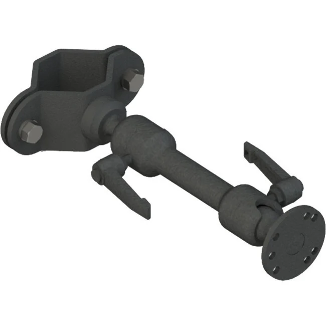 Zirkona 2" to 3" Pole Mount with 6" Medium Dog-Bone and AMPs Plate