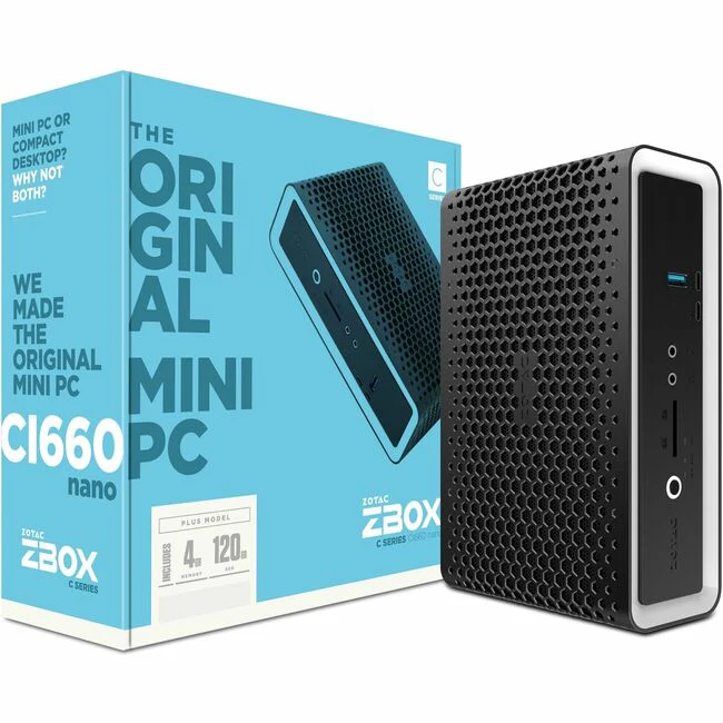 Zotac ZBOX nano Plus ZBOX-CI660NANO-P-U Desktop i7-8550U 4GB